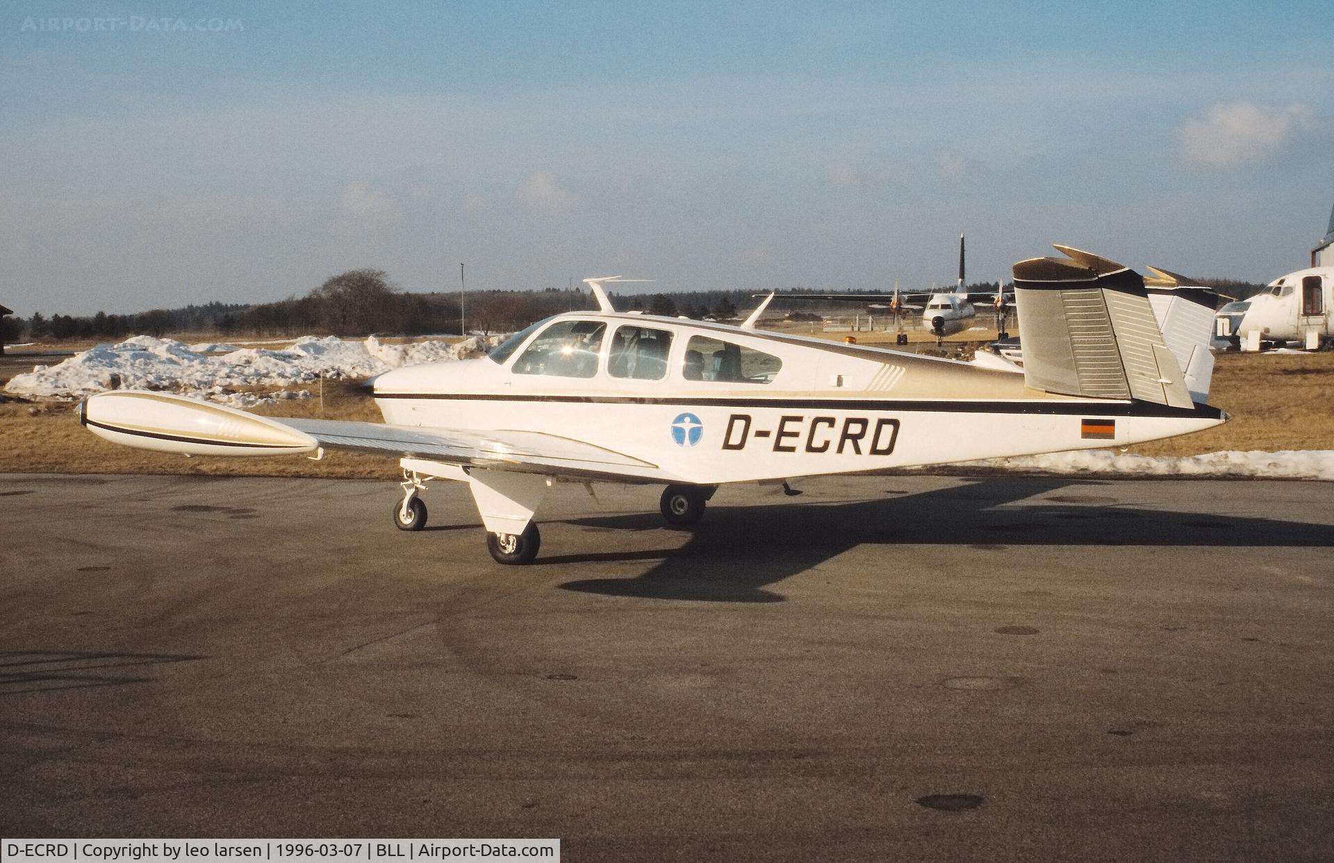 D-ECRD, 1970 Beech V35B Bonanza Bonanza C/N D-9181, Billund 7.3.1996