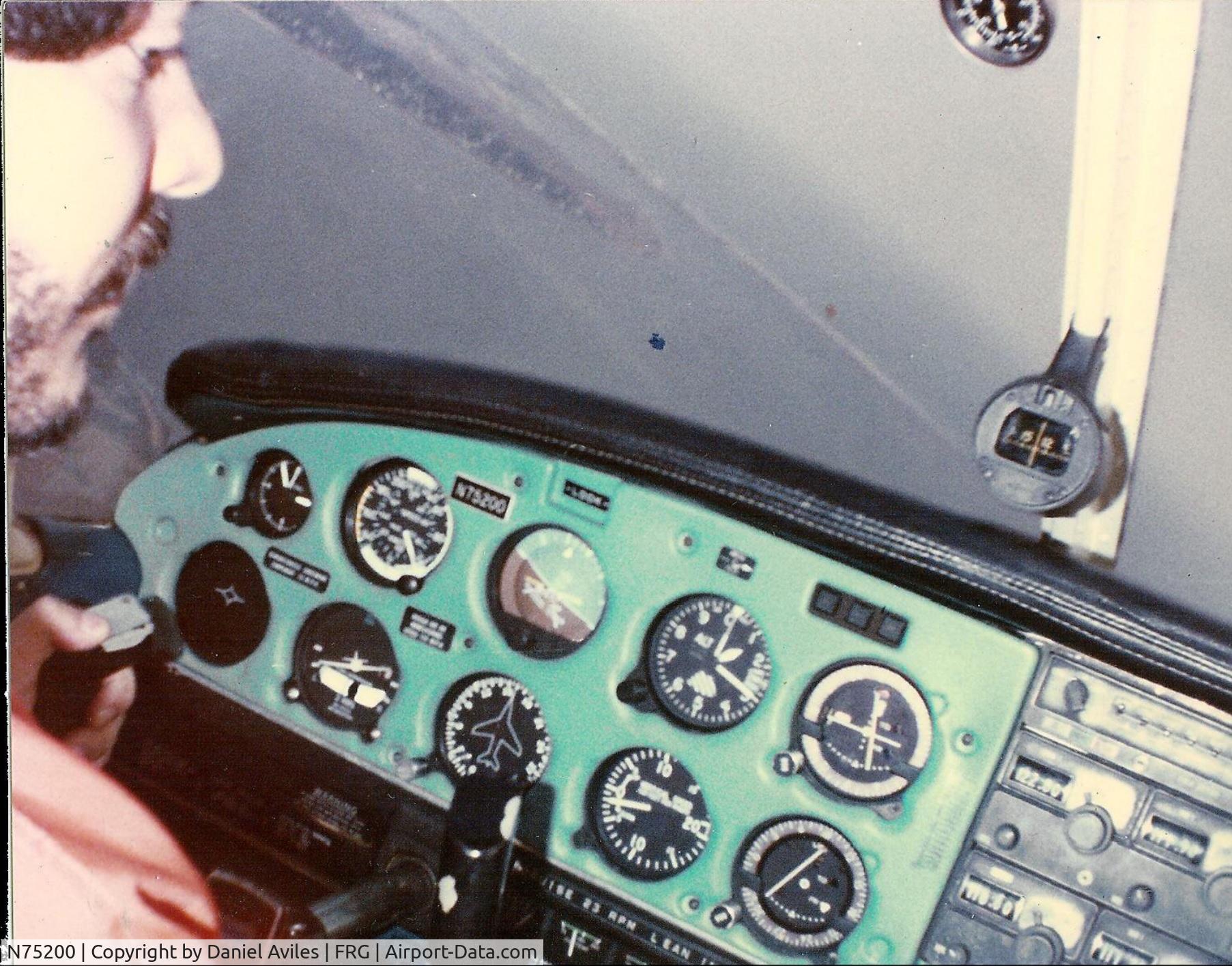 N75200, 1976 Piper PA-28-151 C/N 28-7615268, Photo of myself Flying this Aircraft in the mid 1980's. Fred was the owner of this aircraft then. Flying out of Republic Airport.