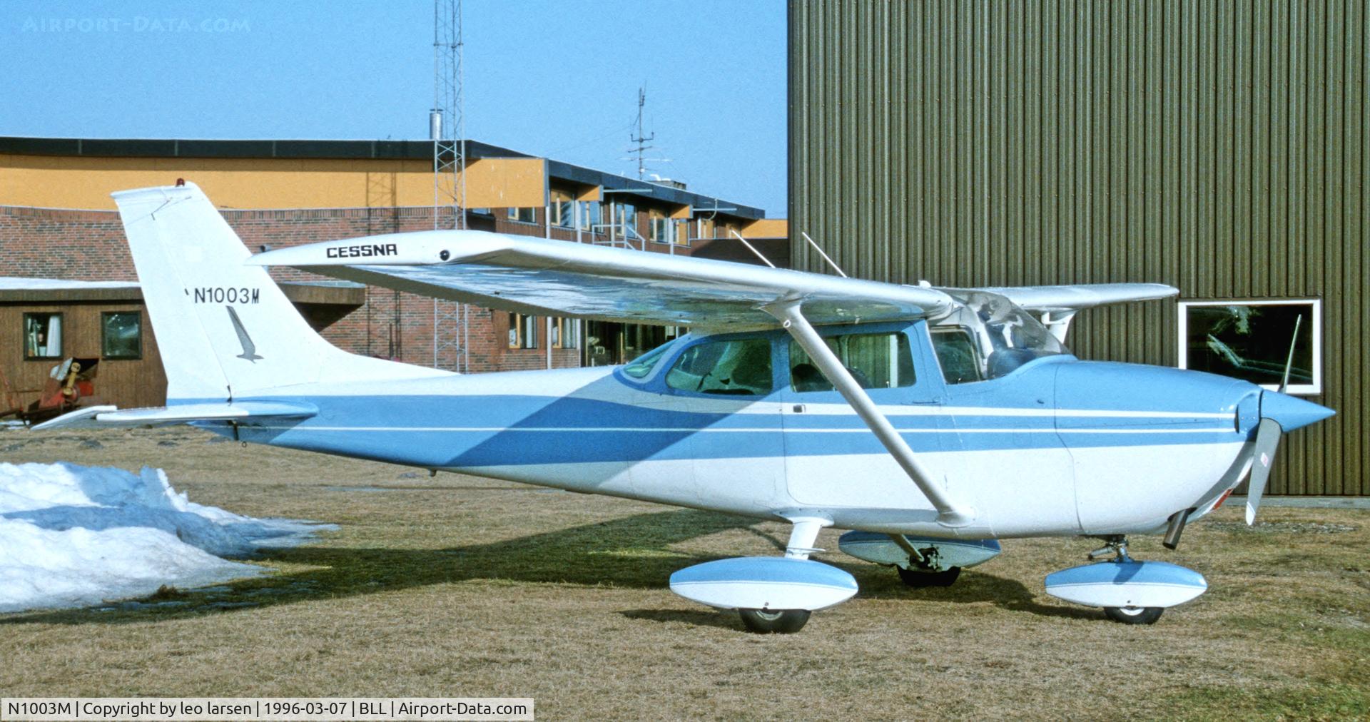 N1003M, 1971 Cessna 172L C/N 17259403, Billund 7.3.1996