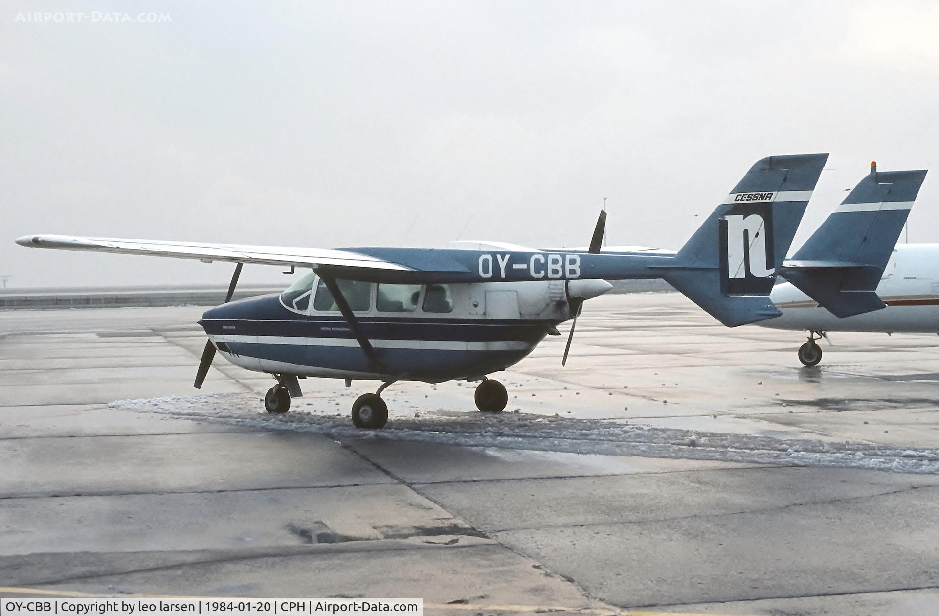 OY-CBB, 1968 Cessna T337D C/N 337-1000, Copenhagen 20.1.1984