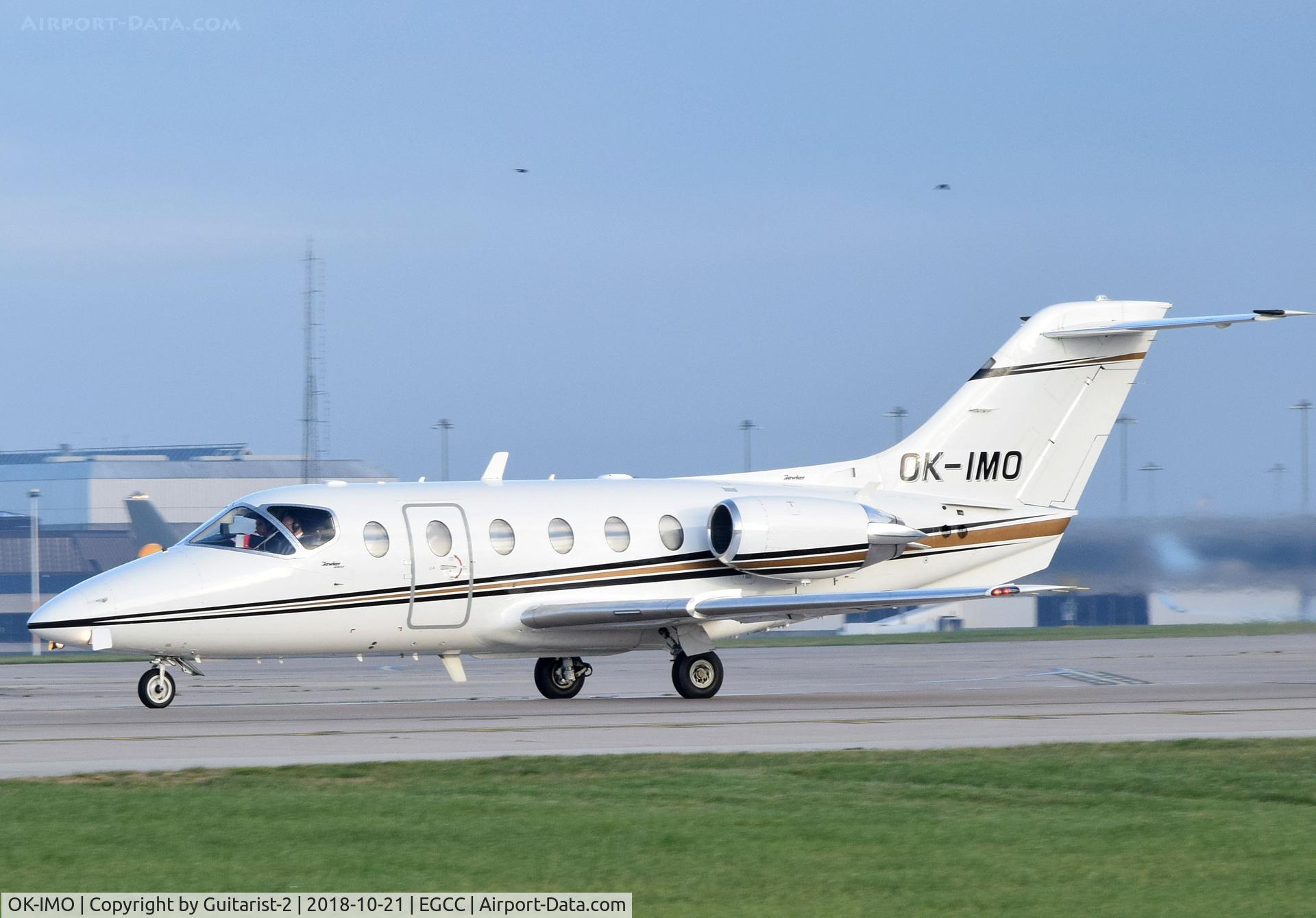 OK-IMO, 2001 Raytheon Beechjet 400A C/N RK-313, At Manchester