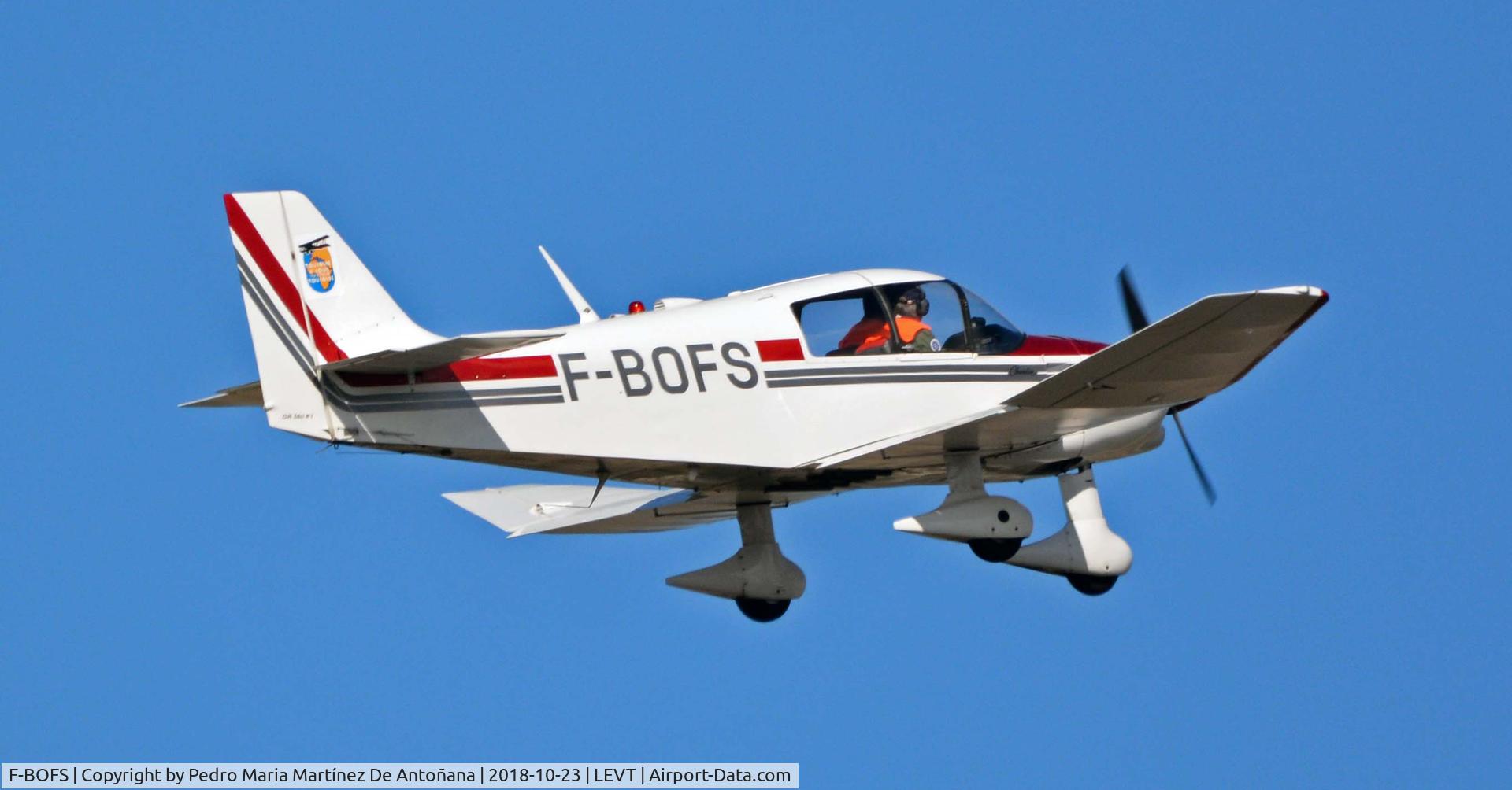 F-BOFS, Robin DR-360 Chevalier C/N 1, Foronda - Vitoria-Gasteiz - Euskadi - España