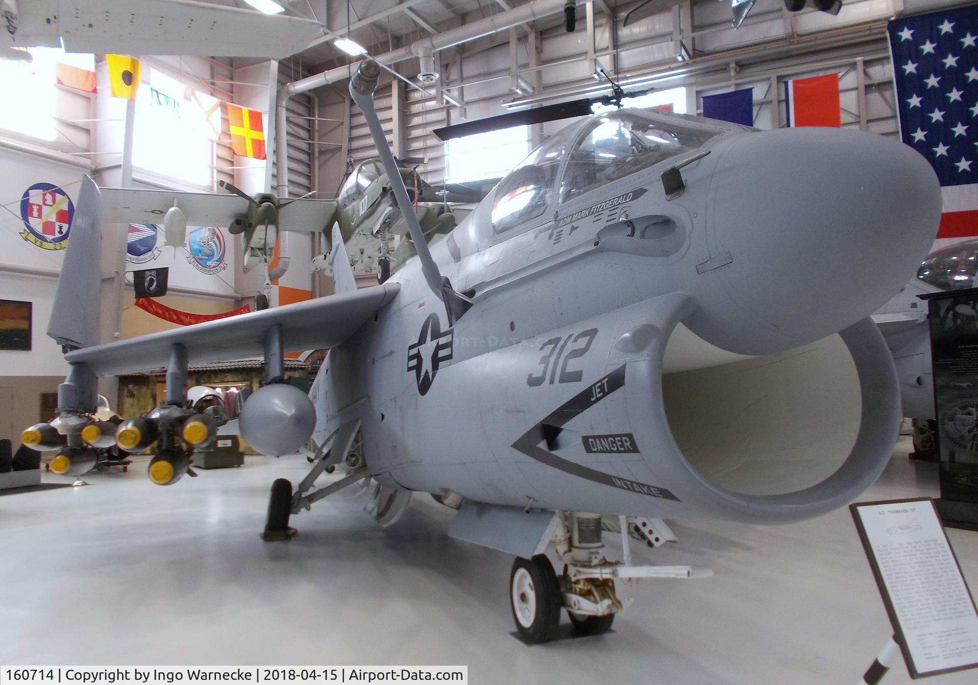 160714, LTV A-7E Corsair II C/N E-547, LTV A-7E Corsair II at the NMNA, Pensacola FL