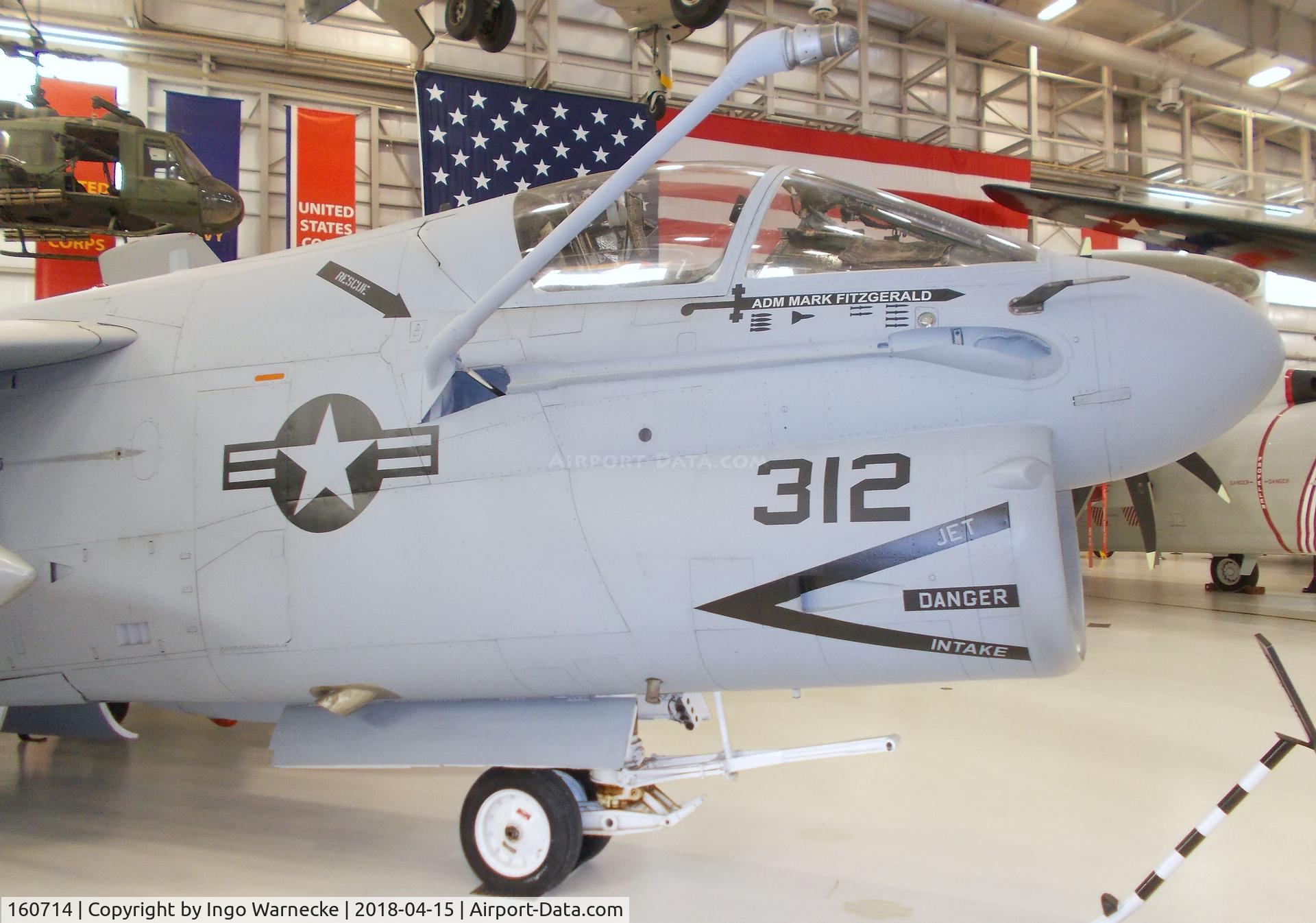 160714, LTV A-7E Corsair II C/N E-547, LTV A-7E Corsair II at the NMNA, Pensacola FL