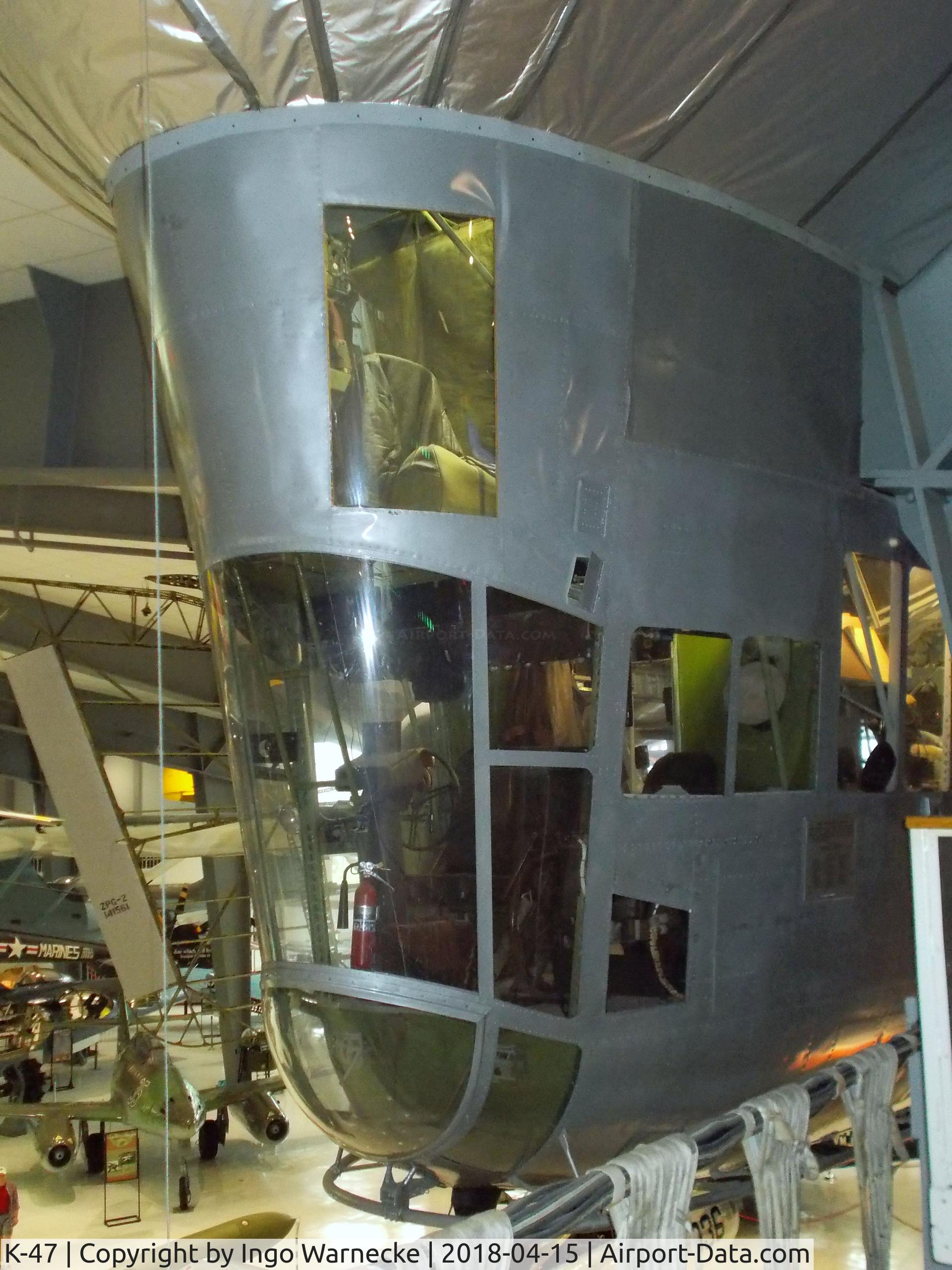 K-47, Goodyear K-class C/N unknown_K-47, Goodyear K-class blimp, control car only, at the NMNA, Pensacola FL