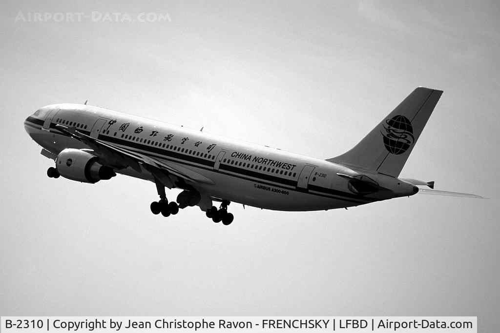 B-2310, 1991 Airbus A300B4-605R C/N 603, China Northwest Airlines  now Qeshm Air EP-FQM