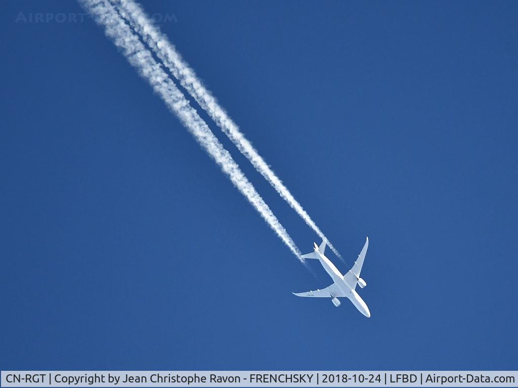 CN-RGT, 2016 Boeing 787-8 Dreamliner C/N 35509, RAM760 GMMN Mohammed V, Casablanca, Morocco to LFPO Paris-Orly, Paris, France