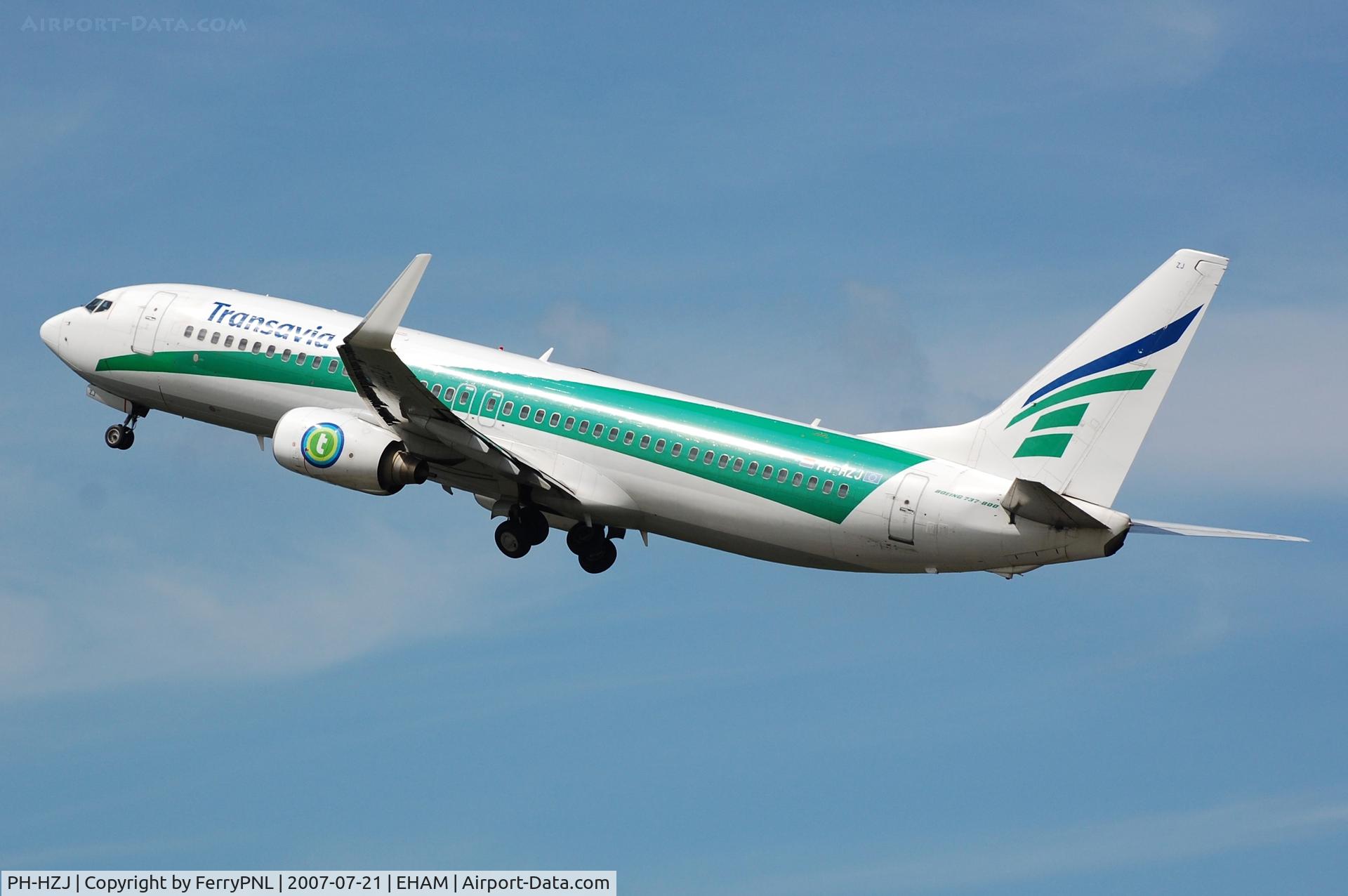 PH-HZJ, 2000 Boeing 737-8K2 C/N 30389, Transavia 