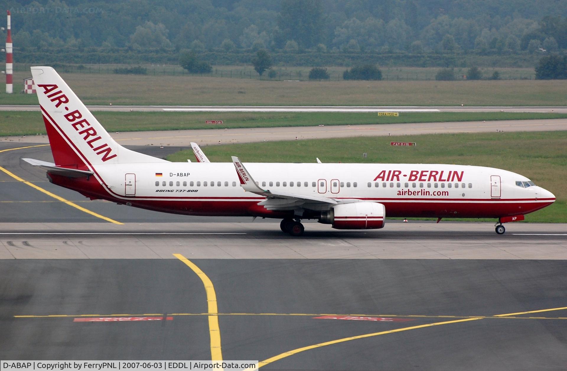 D-ABAP, 1998 Boeing 737-86J C/N 28070, Air Berlin B738. Via SunExpress now with Go2Sky.