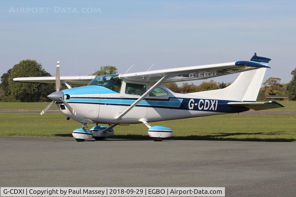 G-CDXI, 1975 Cessna 182P Skylane C/N 182-63554, Visiting Aircraft. Ex:-SE-GXY