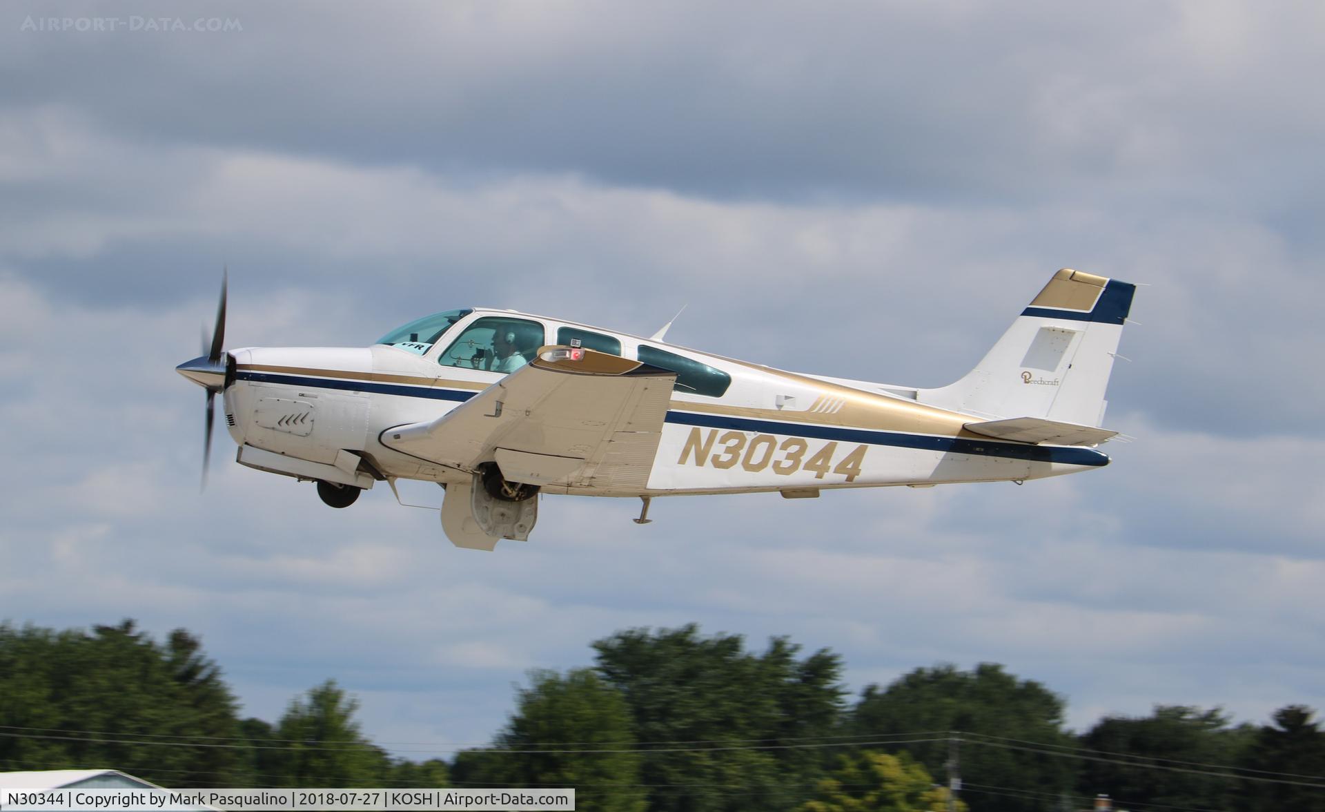 N30344, 1987 Beech F33A Bonanza C/N CE-1111, Beech F33A