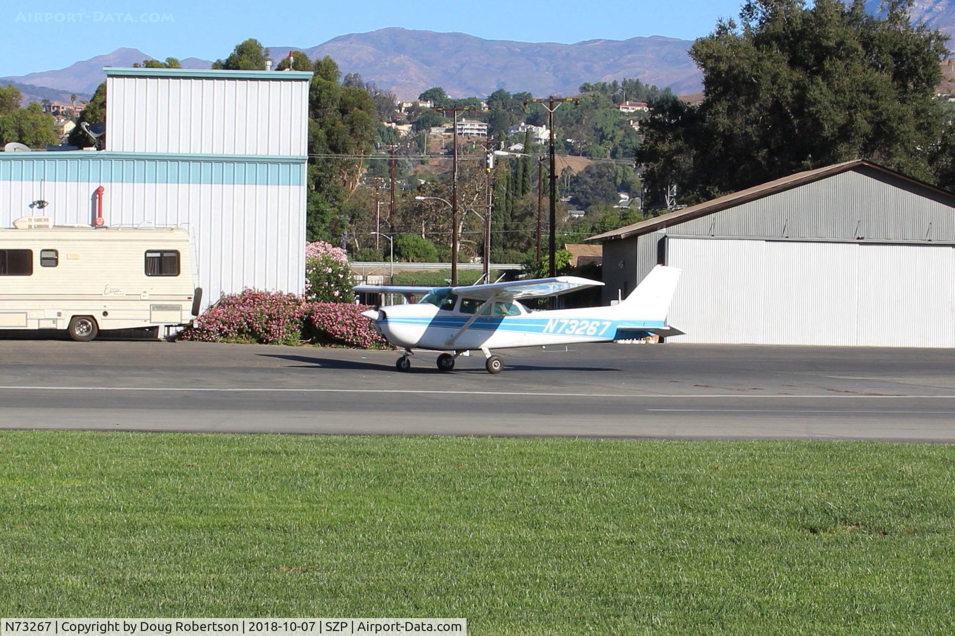 N73267, 1976 Cessna 172M C/N 17267344, 1976 Cessna 172M SKYHAWK, Lycoming O-320-E2D 150 Hp, taxi to Rwy 04