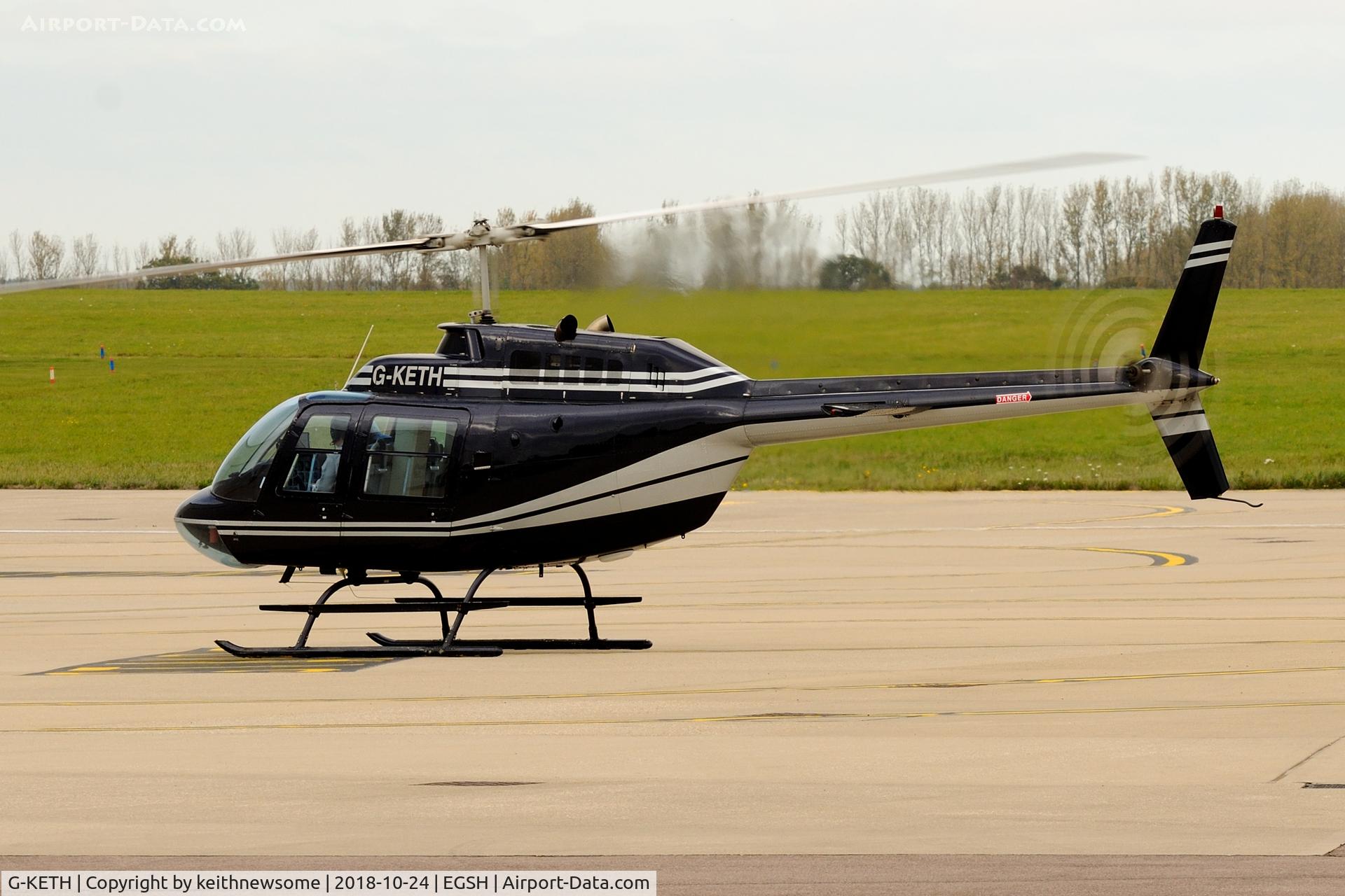 G-KETH, 1974 Agusta AB-206B JetRanger II C/N 8418, Return Visitor.