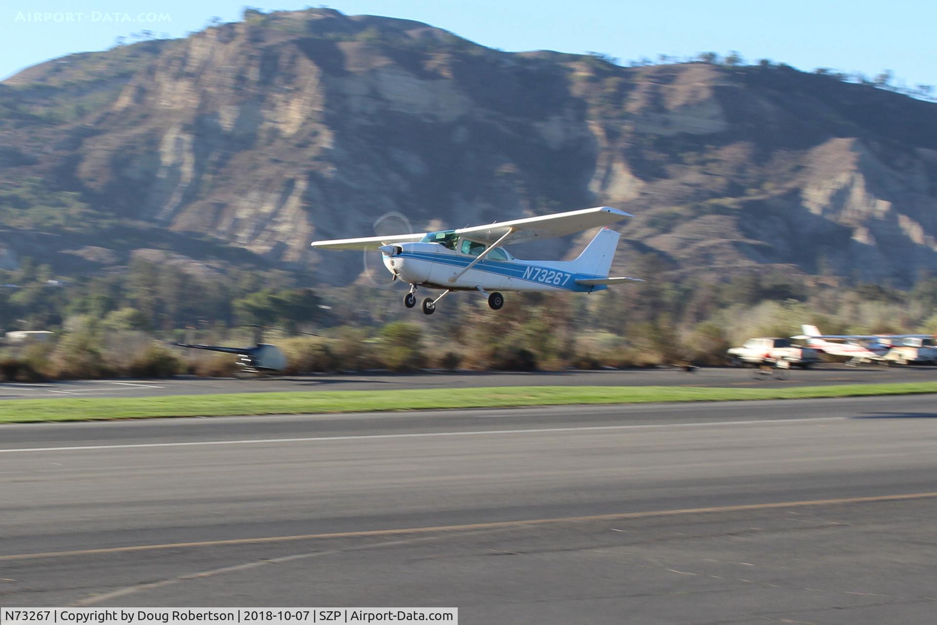 N73267, 1976 Cessna 172M C/N 17267344, 1976 Cessna 172M, Lycoming O-320-E2D 150 Hp, takeoff climb Rwy 04