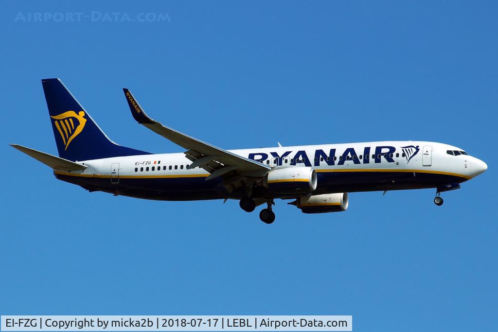 EI-FZG, 2017 Boeing 737-800 C/N 44780, Landing