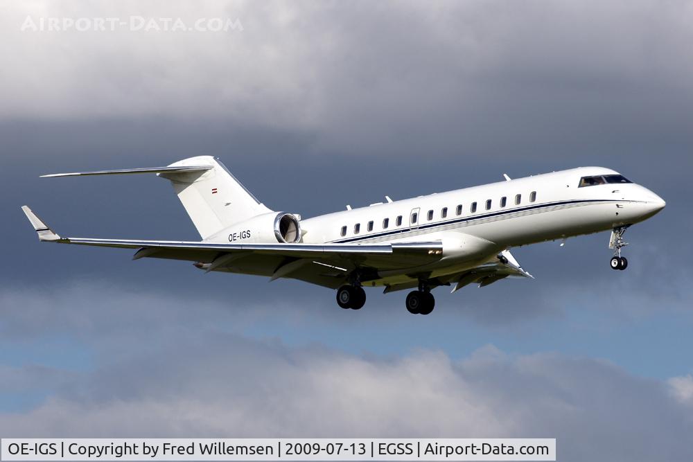 OE-IGS, 2010 Bombardier BD-700-1A10 Global Express C/N 9044, 