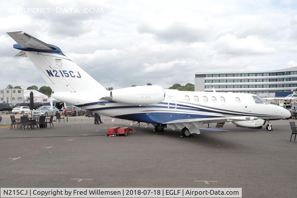 N215CJ, 2016 Cessna 525C CitationJet CJ4 C/N 525C-0215, TEXTRON