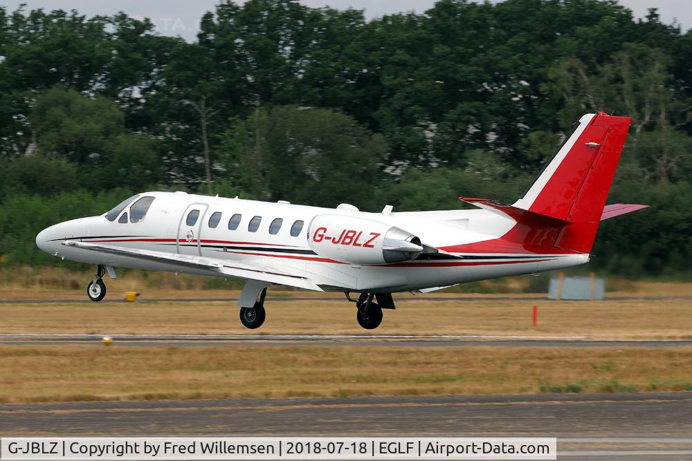 G-JBLZ, 2002 Cessna 550 Citation Bravo C/N 550-1018, 