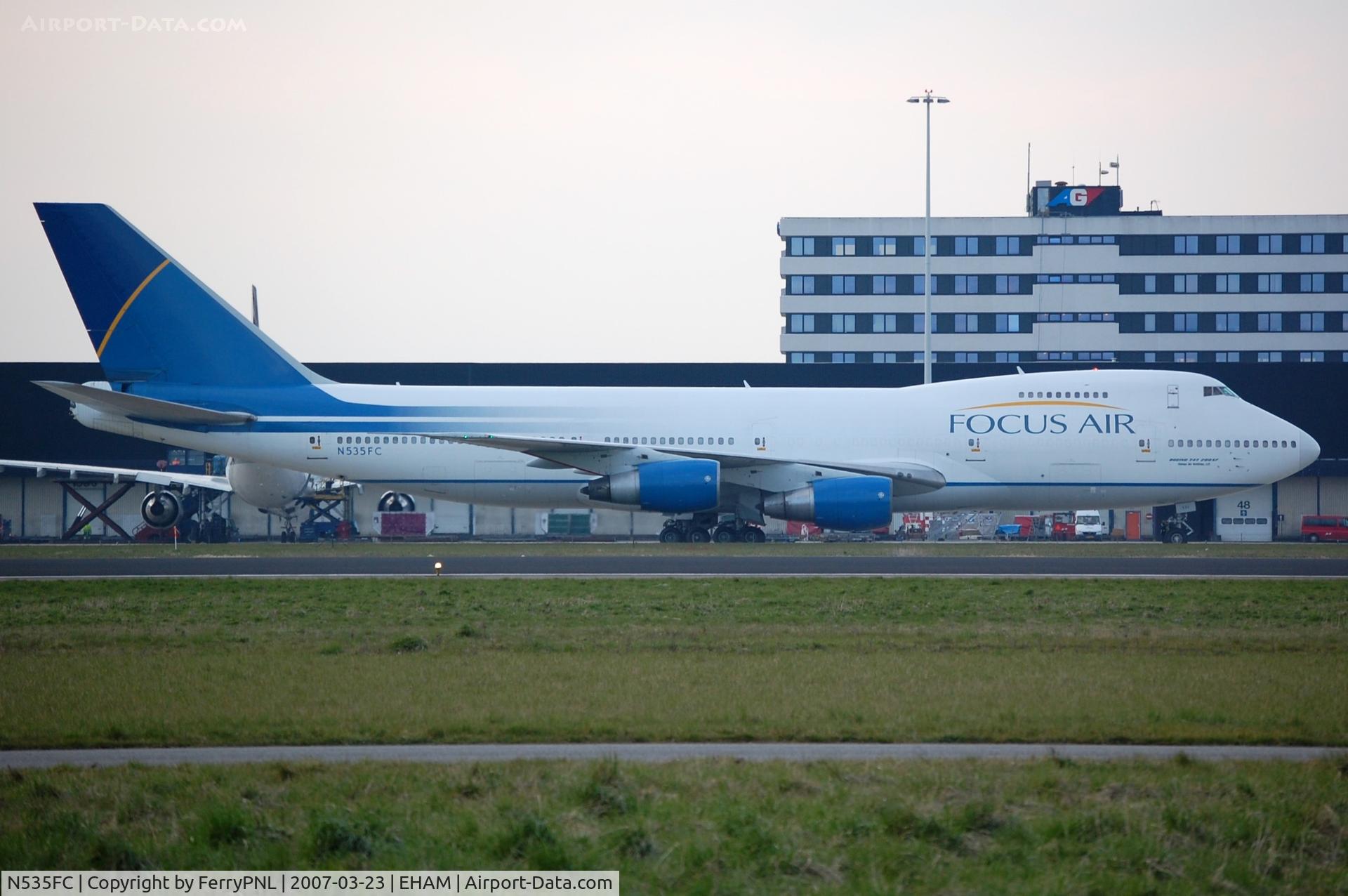 N535FC, 1980 Boeing 747-2F6B C/N 21833, Focus Air B742F in AMS