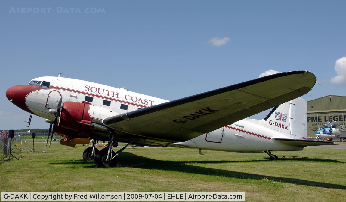 G-DAKK, 1942 Douglas DC-3C-S1C3G (C-47A) C/N 9798, 