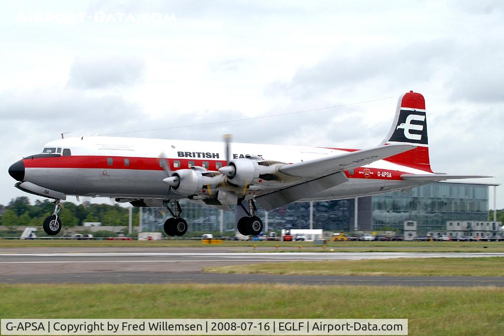 G-APSA, 1958 Douglas DC-6A C/N 45497, 