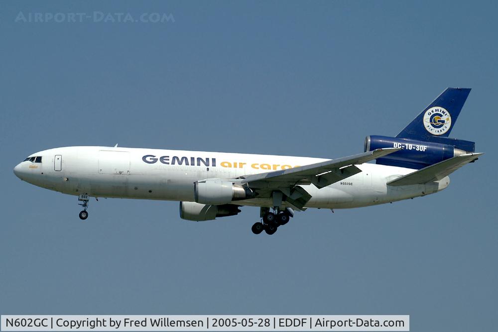 N602GC, 1974 McDonnell Douglas DC-10-30F C/N 47923, Gemini