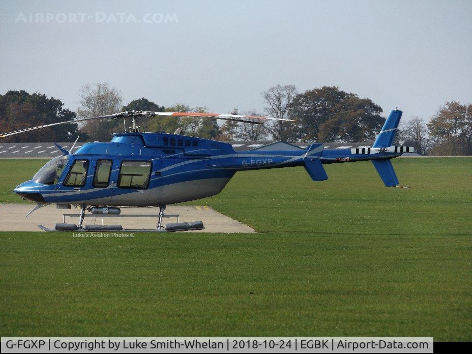 G-FGXP, 2016 Bell 407 C/N 54668, At Sywell Aerodrome.