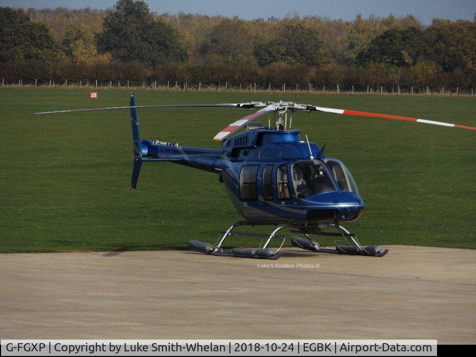 G-FGXP, 2016 Bell 407 C/N 54668, At Sywell Aerodrome.