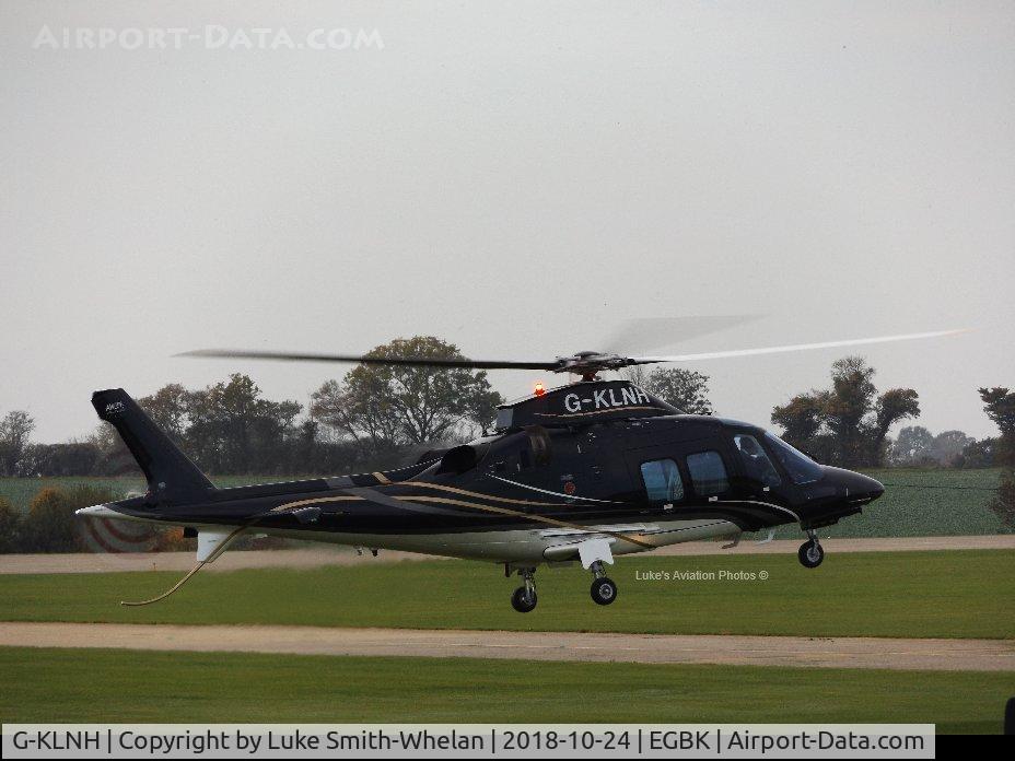 G-KLNH, 2016 AgustaWestland AW-109SP Grand New C/N 22364, At Sywell Aerodrome.