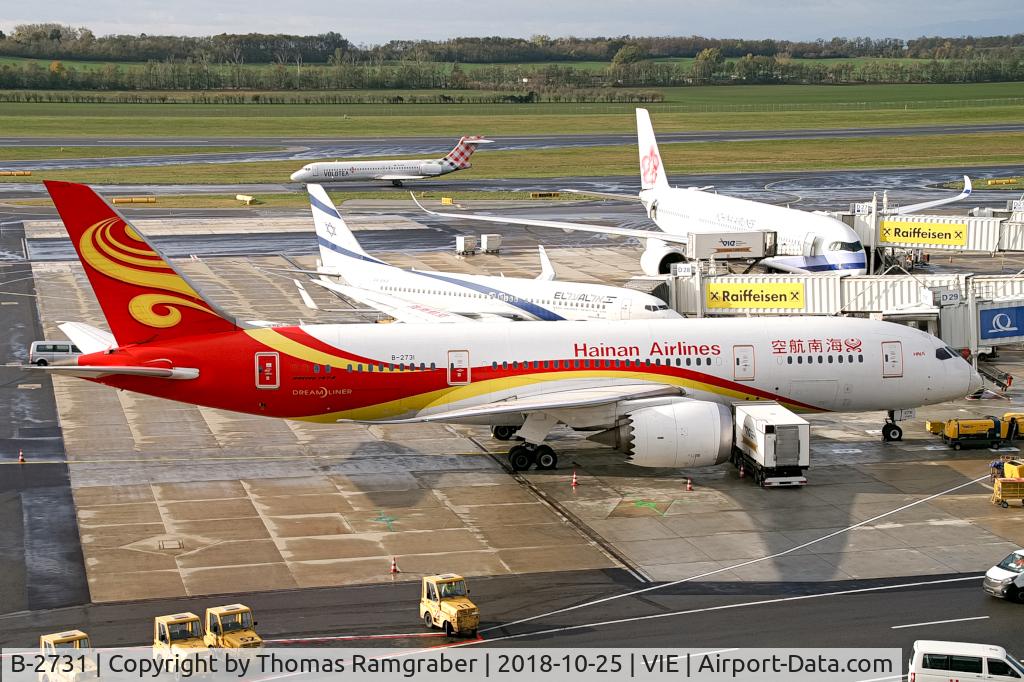 B-2731, 2013 Boeing 787-8 Dreamliner C/N 34945, Hainan Airlines Boeing 787-8