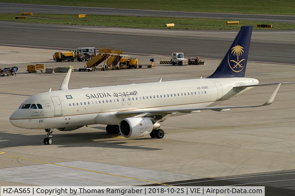 HZ-AS65, 2018 Airbus A320-214 C/N 8064, Saudia Airbus A320