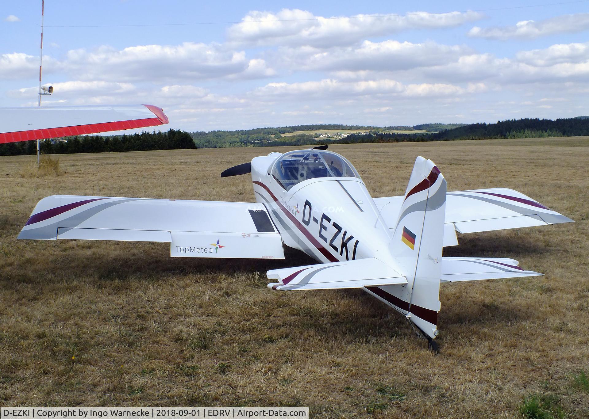 D-EZKI, 2016 Vans RV-7 C/N 2002536, Vans RV-7 at the 2018 Flugplatzfest Wershofen