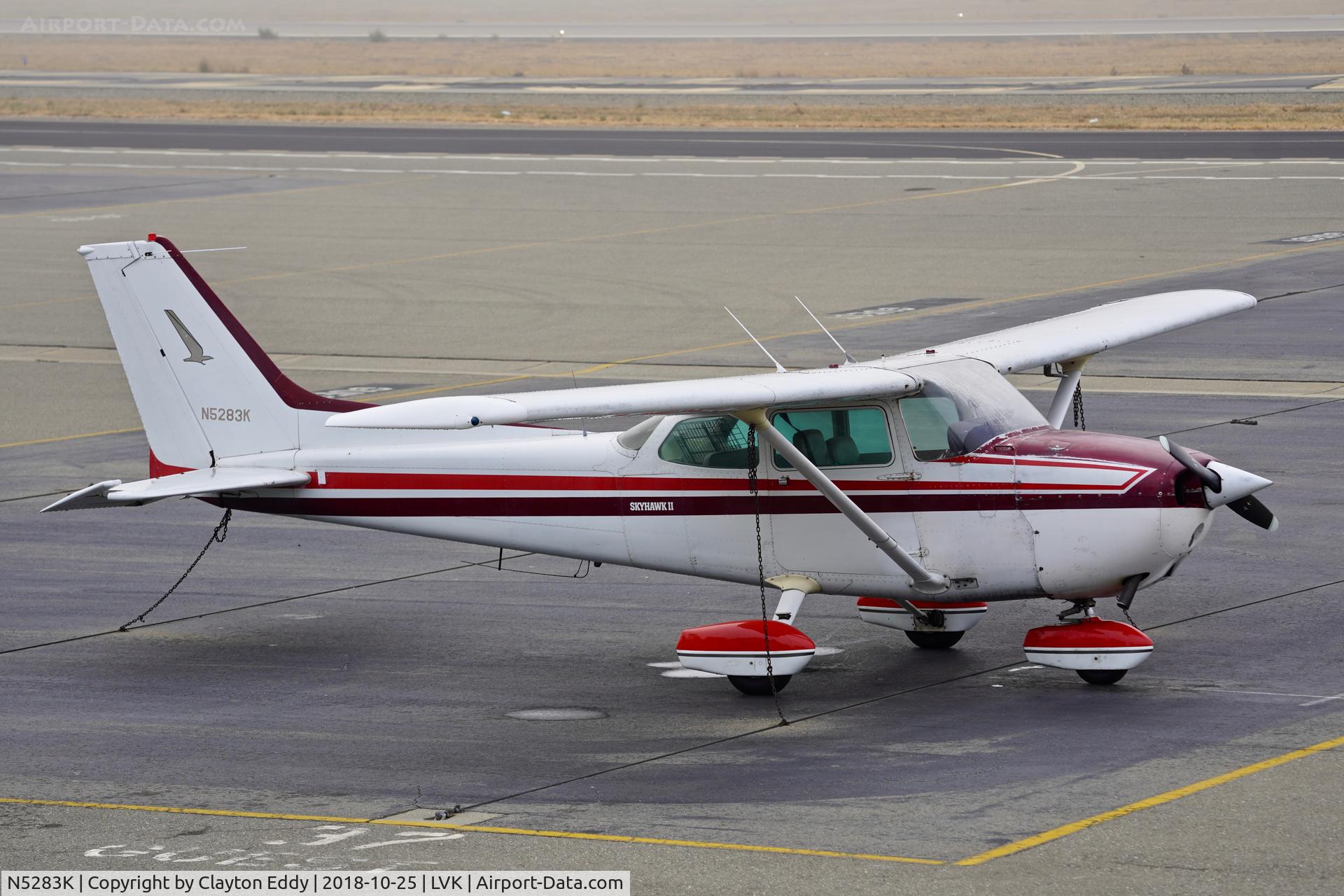 N5283K, 1980 Cessna 172P C/N 17274043, Livermore Airport California 2018.