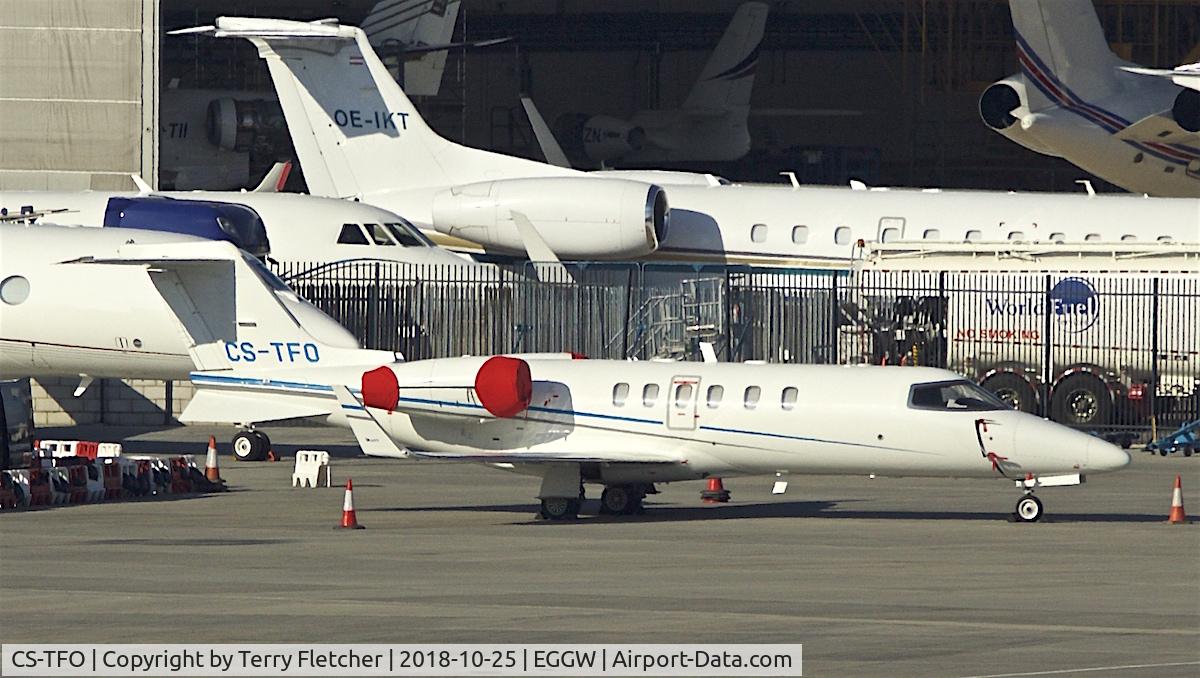 CS-TFO, 2008 Learjet 40 C/N 45-2094, At London Luton