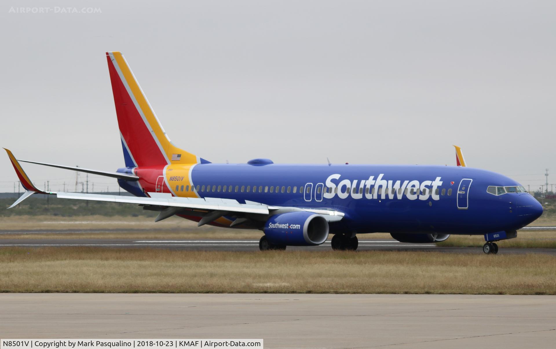 N8501V, 2016 Boeing 737-8H4 C/N 41530, Boeing 737-8H4