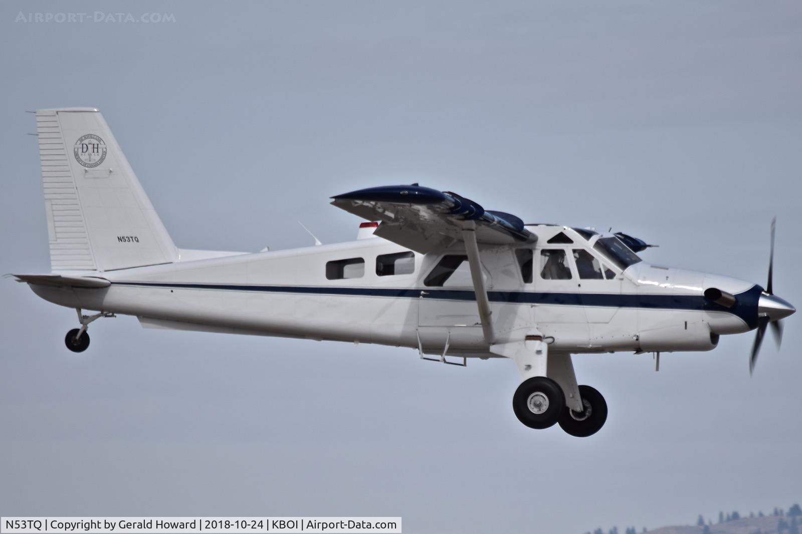 N53TQ, 1966 De Havilland Canada DHC-2 Turbo Beaver Mk.3 C/N 1649TB27, Landing RWY 10R.