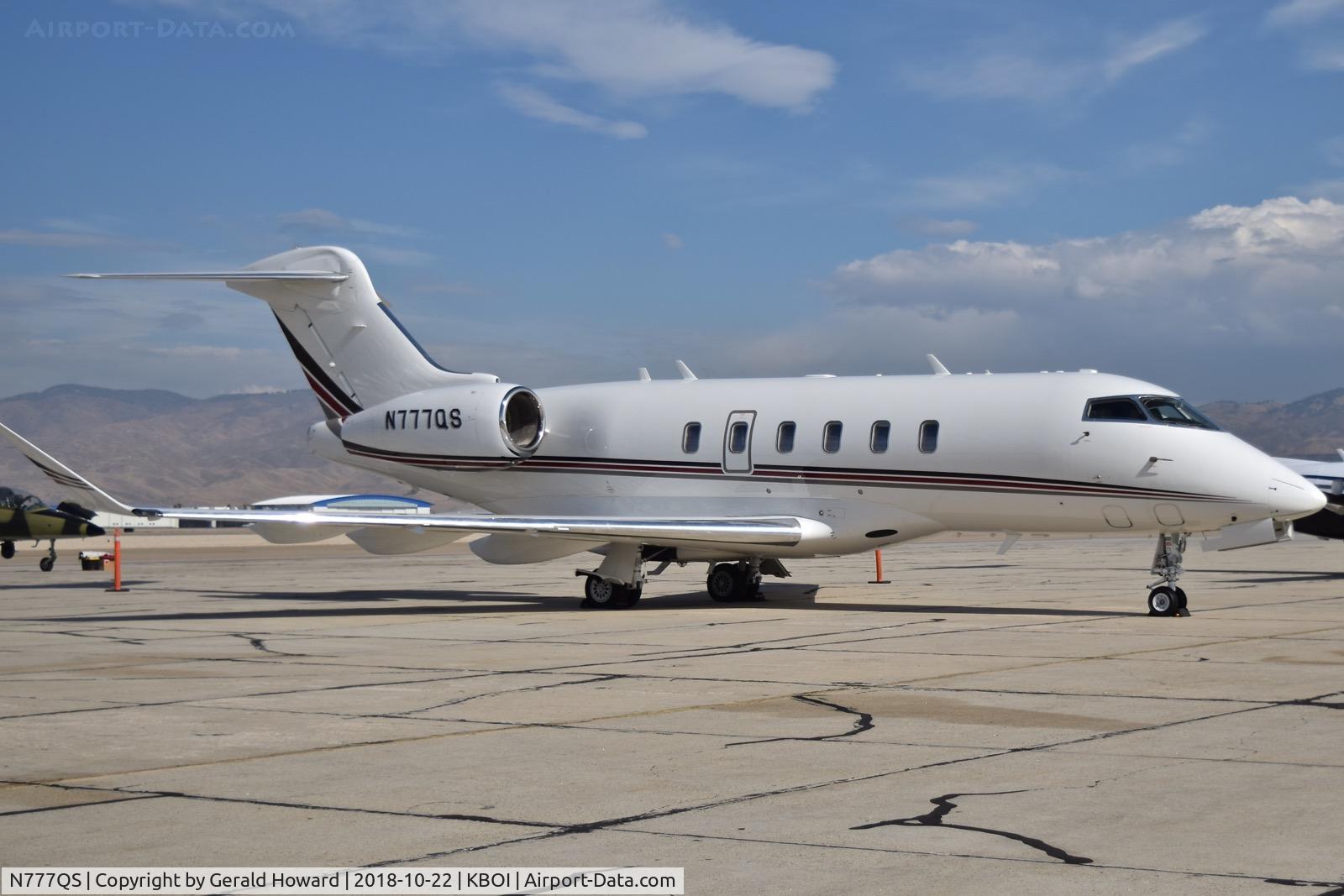 N777QS, 2015 Bombardier Challenger 350 (BD-100-1A10) C/N 20562, Parked on south GA ramp.