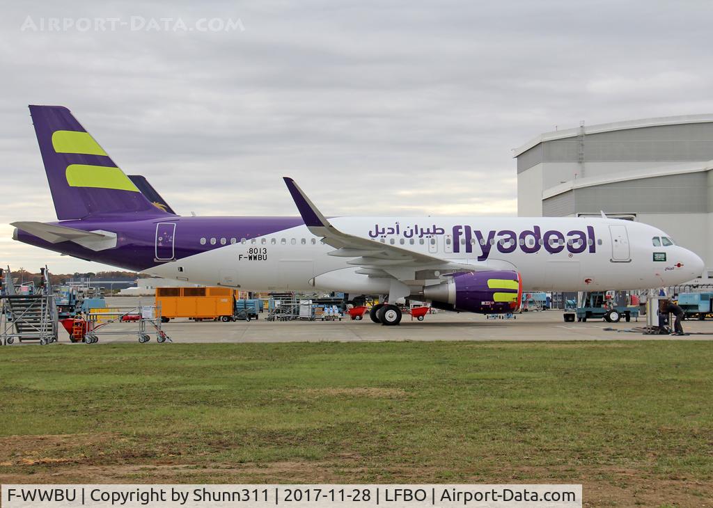 F-WWBU, 2017 Airbus A320-214 C/N 8013, C/n 8013 - To be HZ-FAE