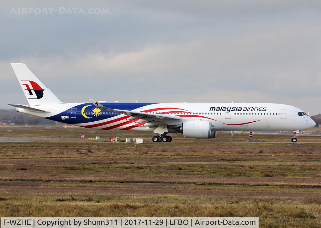 F-WZHE, 2017 Airbus A350-941 C/N 165, C/n 0165 - To be 9M-MAC in Negaraku c/s