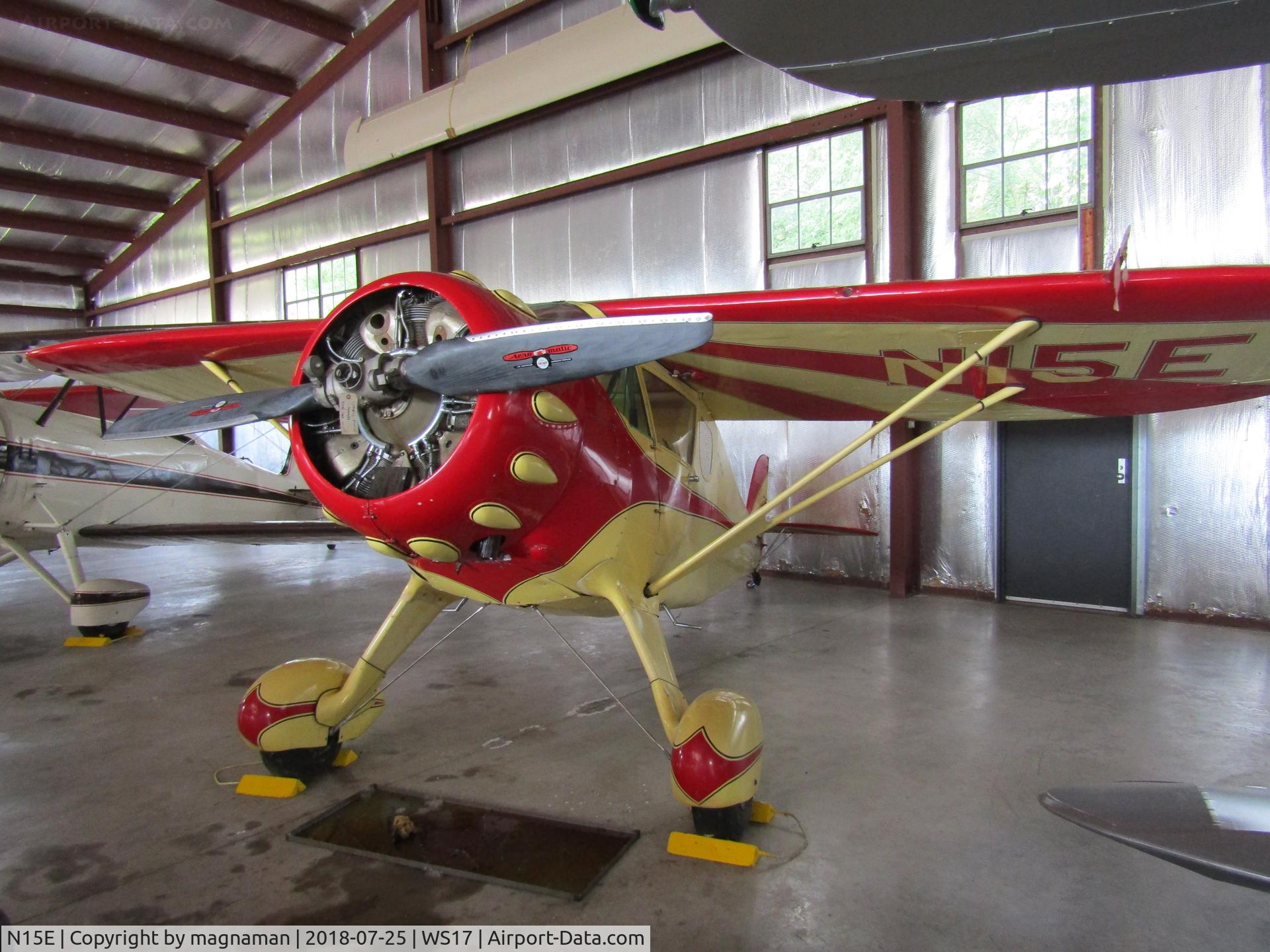 N15E, 1949 Monocoupe 110 Special C/N 7W-97, at pioneer airport