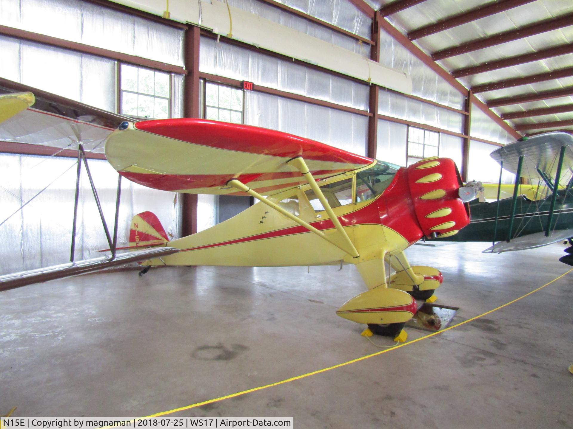 N15E, 1949 Monocoupe 110 Special C/N 7W-97, at pioneer airport