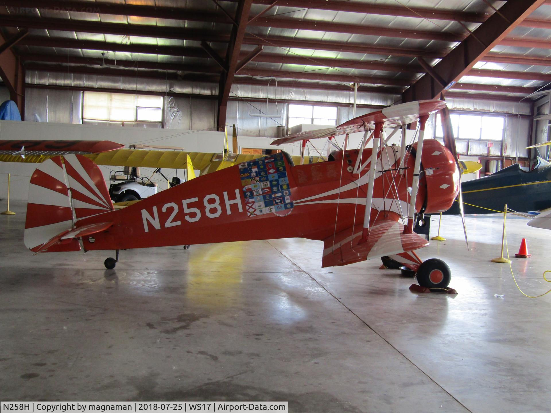 N258H, 1968 Bucker Bu-133 Jungmeister Replica C/N 1, at pioneer aka OSH