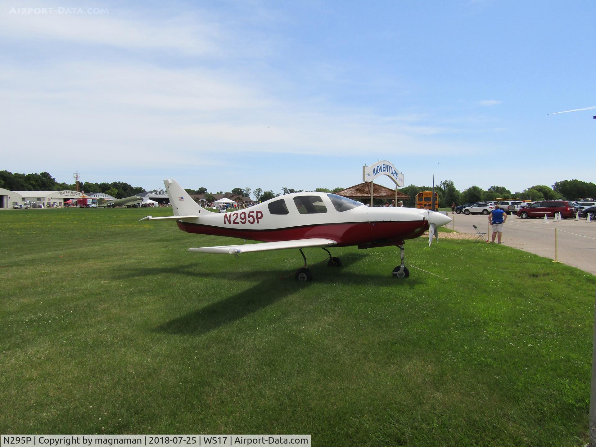 N295P, 1996 Lancair IV C/N 030, outside EAA