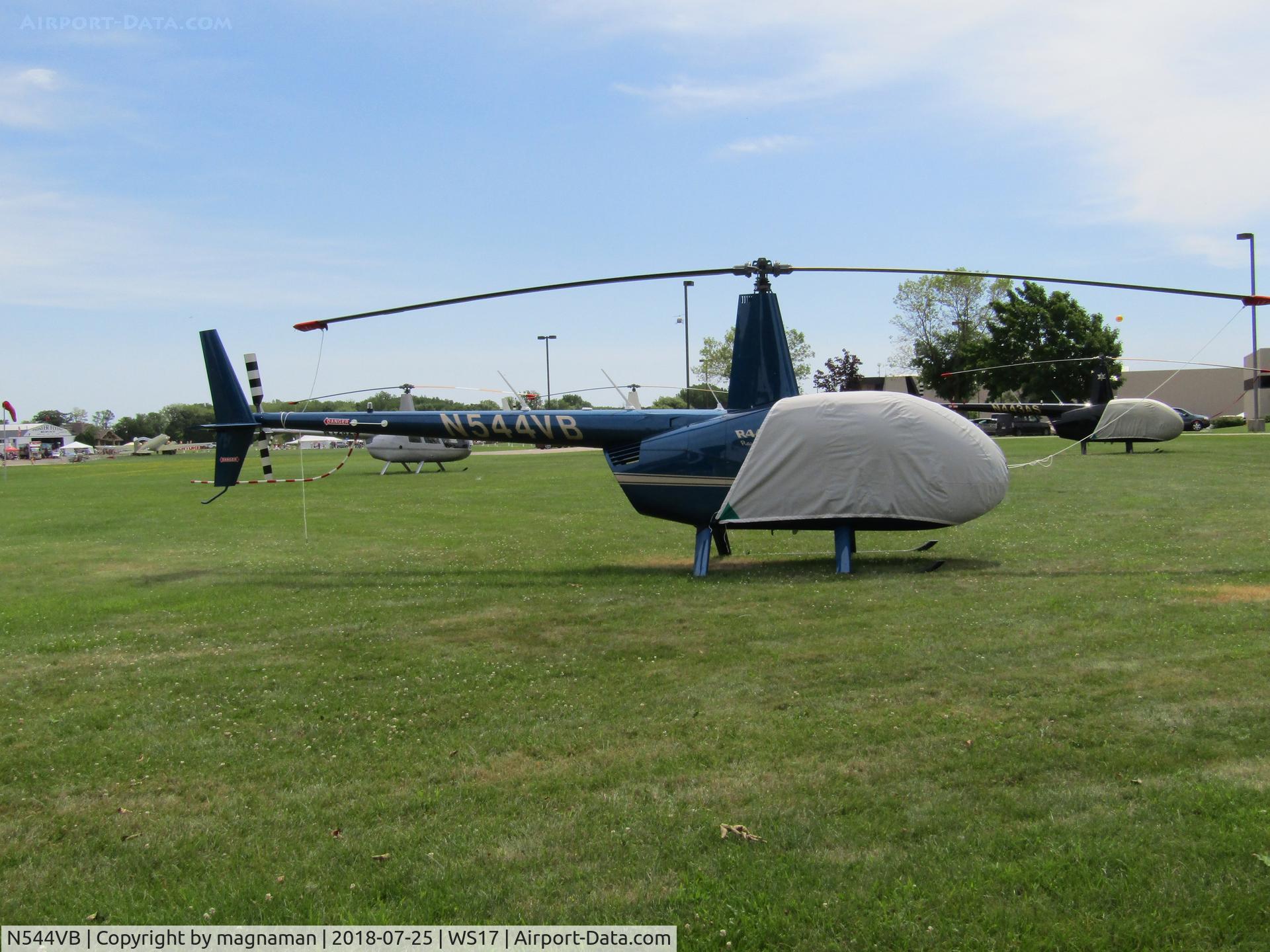 N544VB, Robinson R44  Raven II C/N 13811, at pioneer for OSH 18