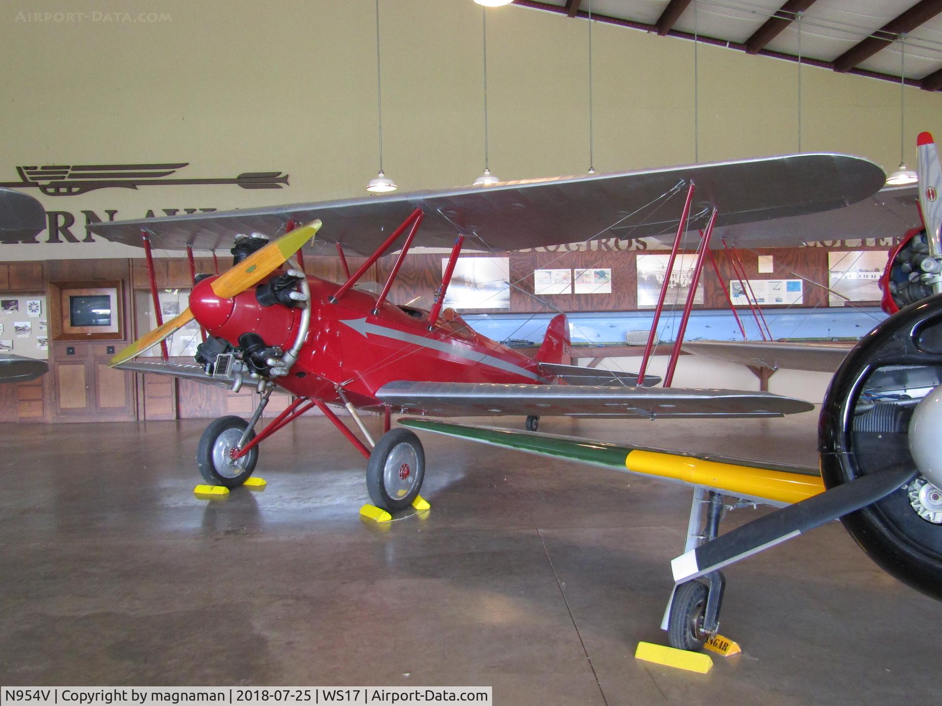 N954V, 1931 Fairchild KR-21 C/N 1502, at pioneer