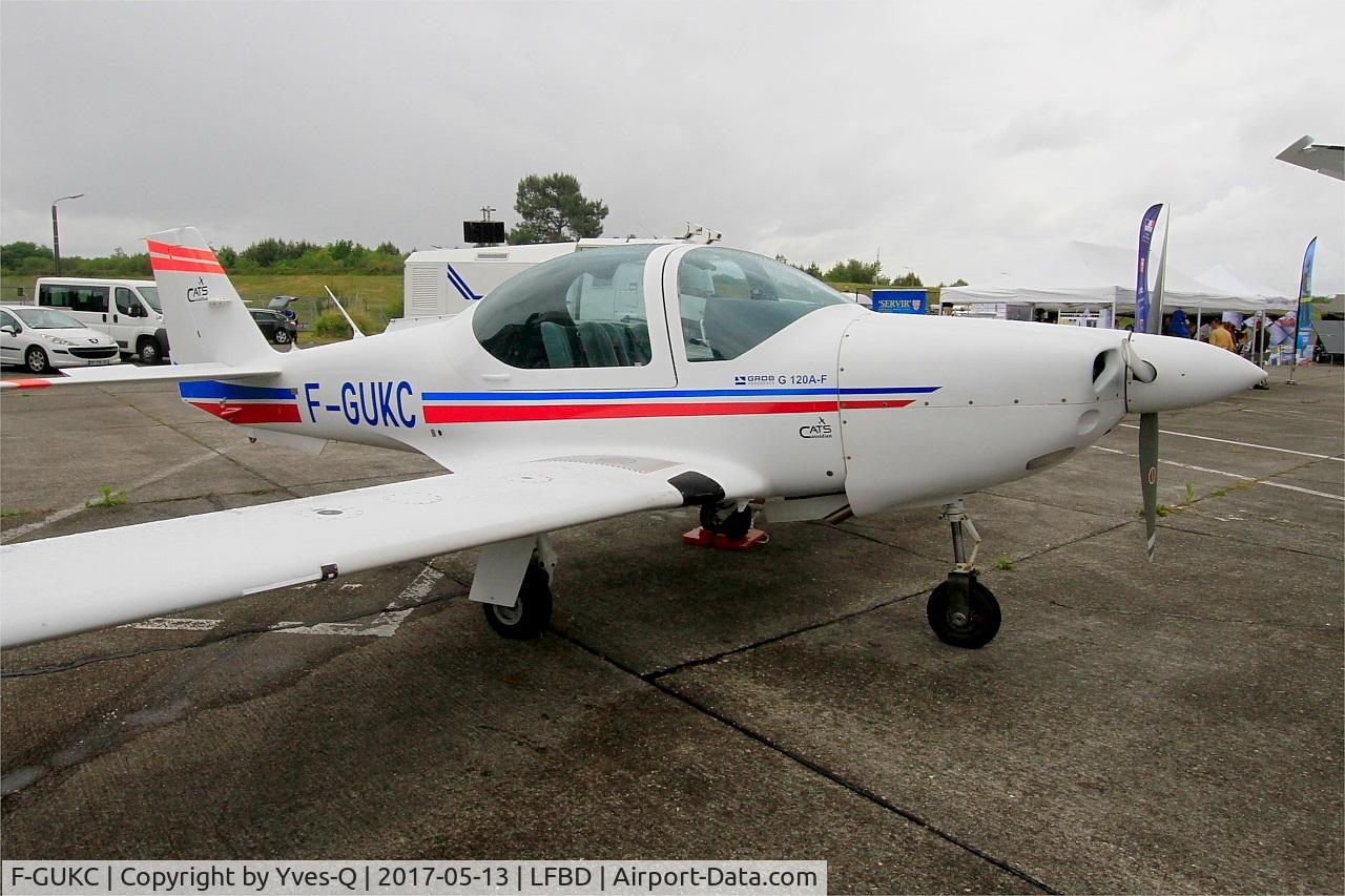 F-GUKC, Grob G-120A-F C/N 85037, Grob G-120A-F, Static display, Bordeaux-Mérignac Air Base 106 (LFBD-BOD) Ope day 2017
