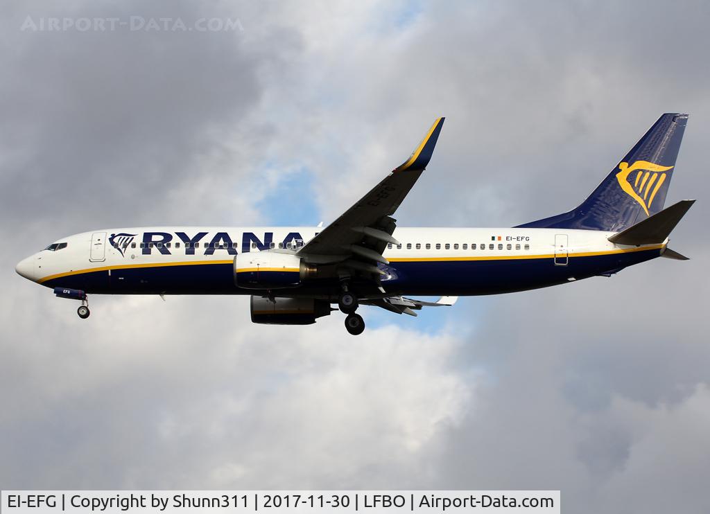 EI-EFG, 2009 Boeing 737-8AS C/N 35014, Landing rwy 32L