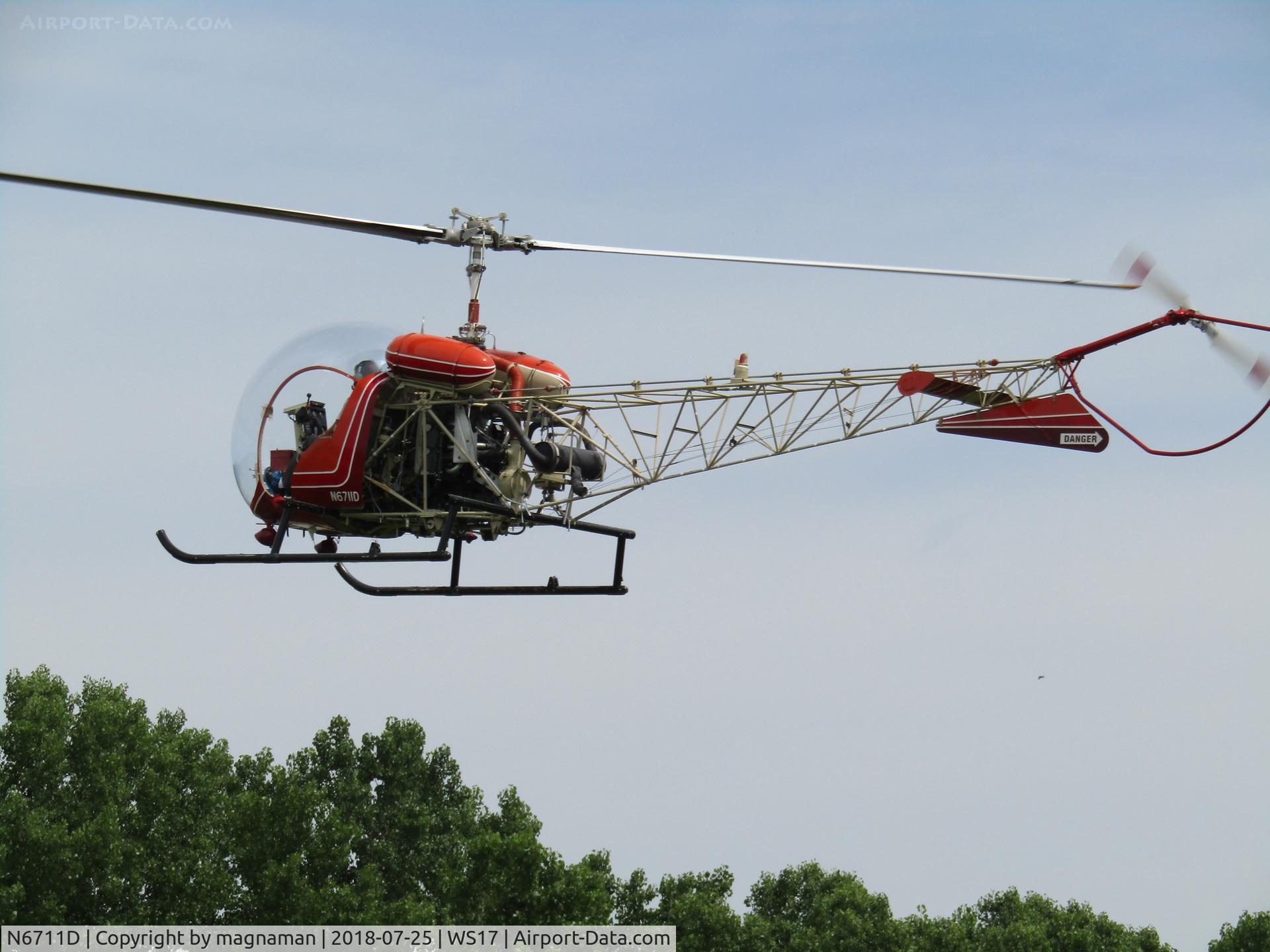 N6711D, 1958 Bell 47G-2 C/N 2192, finals