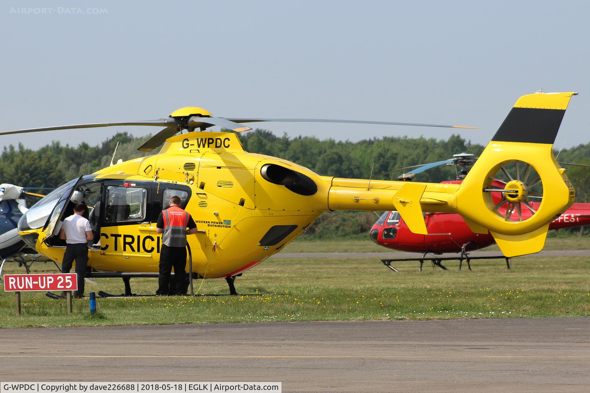 G-WPDC, 1999 Eurocopter EC-135P-1 C/N 0090, Quick fuel stop at Blackbushe - BBS