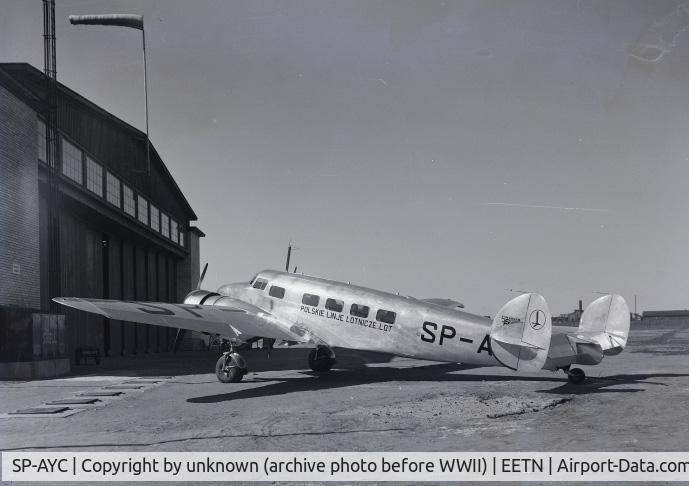 SP-AYC, Lockheed 10A Electra C/N 1047, In Tallinn Ülemiste Airport (now Tallinn Lennart Meri Airport), probably in 1937.